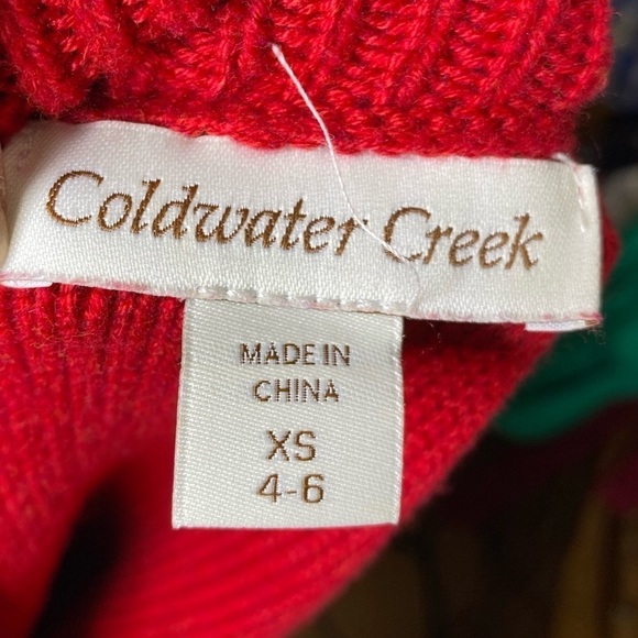 Coldwater Creek Sweater Red Size 4-6 (XS) - Picture 8 of 8